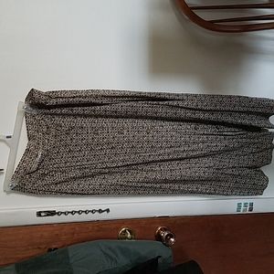 Vintage long button up skirt